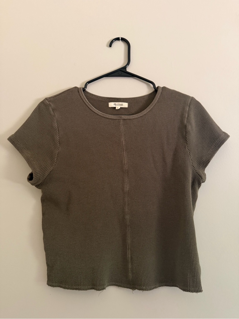 Waffle knit top from Madewell